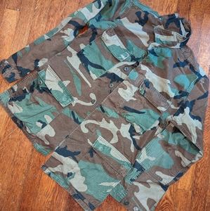 Army Green Fatigue Jacket